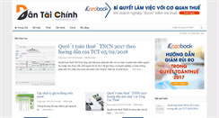Desktop Screenshot of dantaichinh.com